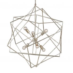 Aerial Geometric Chandelier