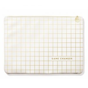 Game Changer Gold Grid Large Pouch