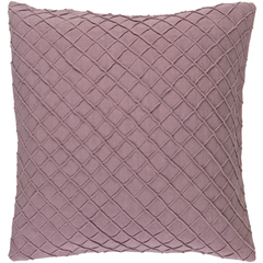 Mauve Lattice Pillow W/ Insert