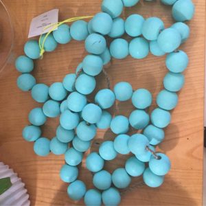 Blue Wood Beads Chain