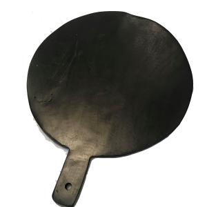 Large Black Round Paddle