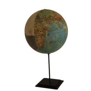 Vintage 1940's Czechia Globe on Stand