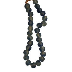 Blue Recycled Glass Beads