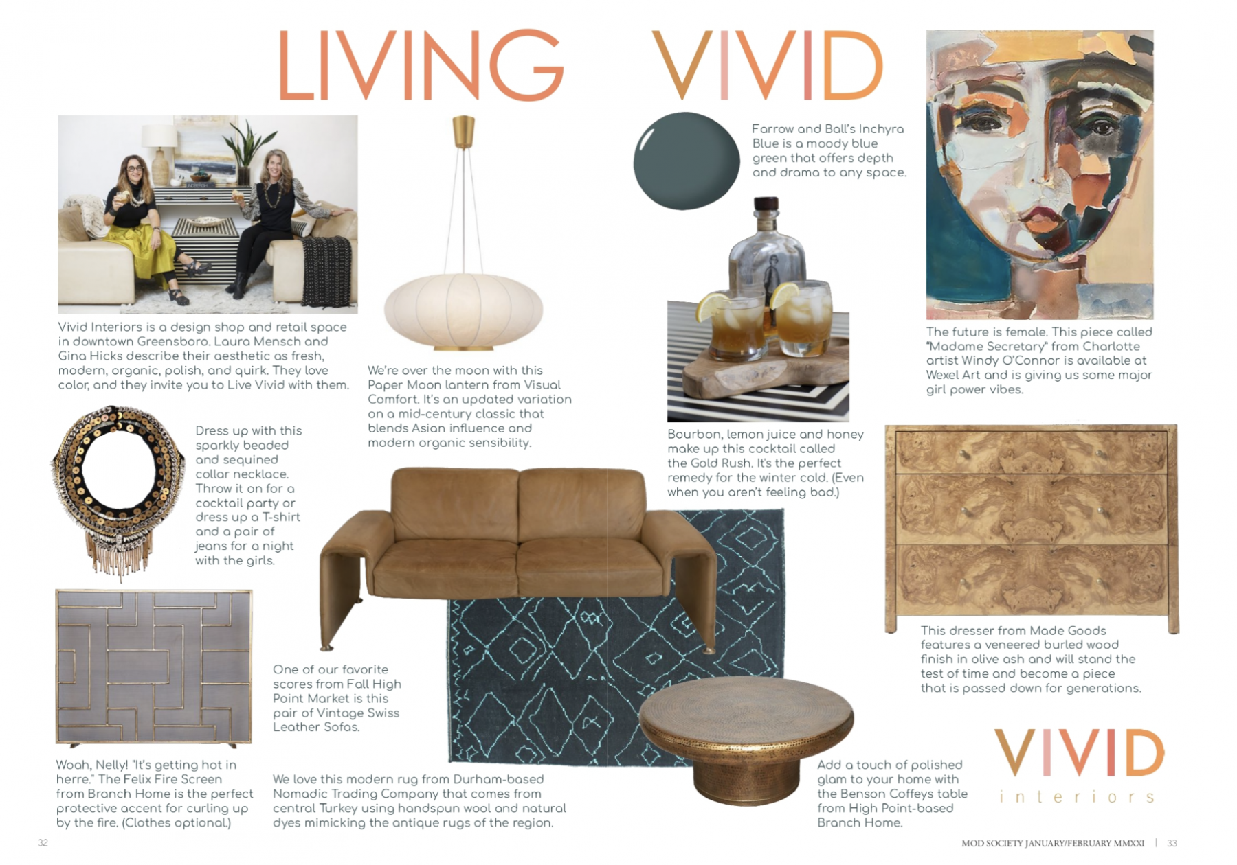 Sunday Seven (Living Vivid) January/February