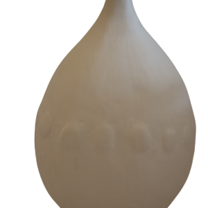 White Plaster Vase
