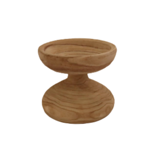 Turned Wooden Pedestal Small