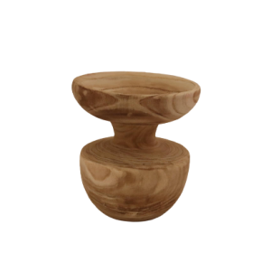 Turned Wooden Pedestal Medium