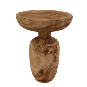 Turned Wooden Pedestal Large
