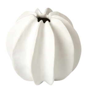 Ceramic White Sea Star Vase