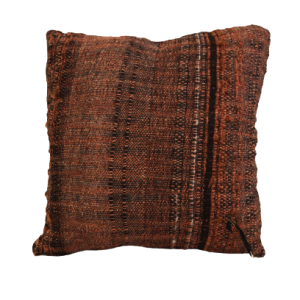 Hand Woven Pillow - Coral