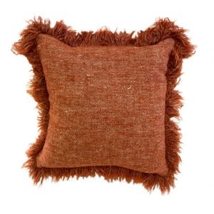 Woven Belgian Terracotta Pillow - Large
