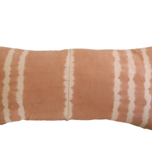 Blush Tie-Dye Lumbar Pillow