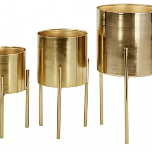 Brass Planters With Stands