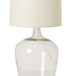 Clear Glass Base Table Lamp