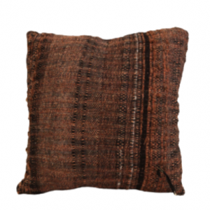 Hand Woven Pillow - Coral