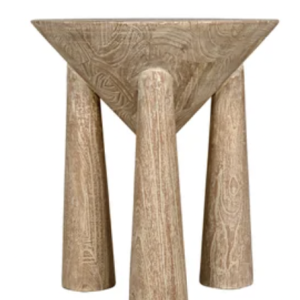 Distressed Four Legged Chonky Table