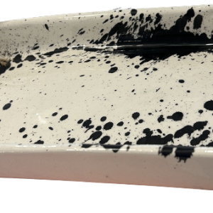 Black and Whit Splat Tray