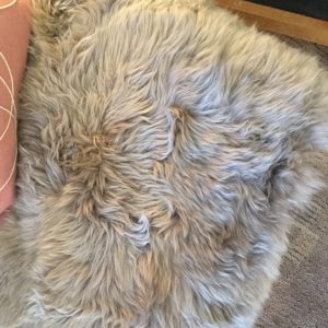Rose Quartz Wool Sheepskin Rug