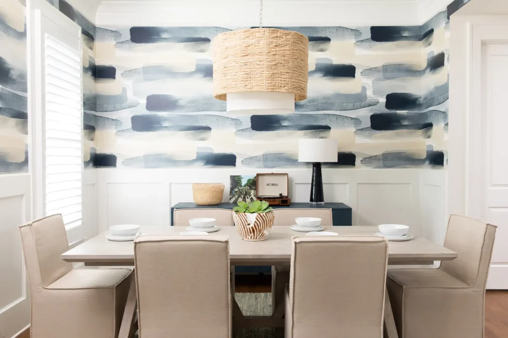 Dining Room _ River Blue Wallpaper by BradleyUSA
