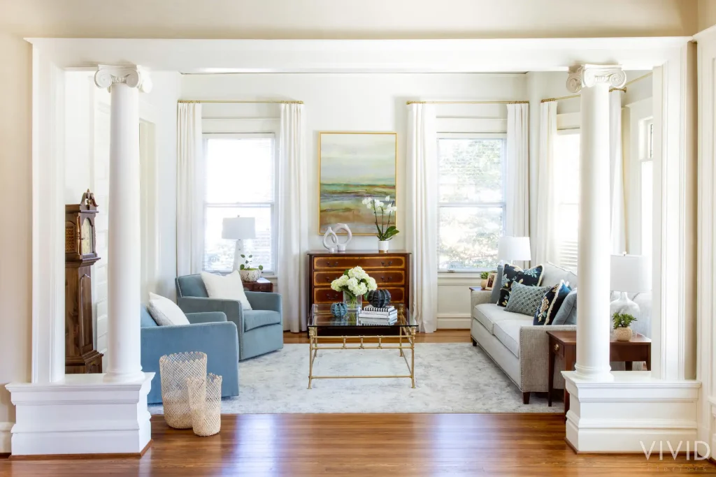 Living Room _ Jeremy Sofa & Miranda Swivel Chairs by CRLaine