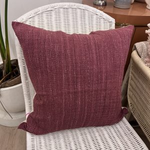 Hand Woven Magenta Pillow